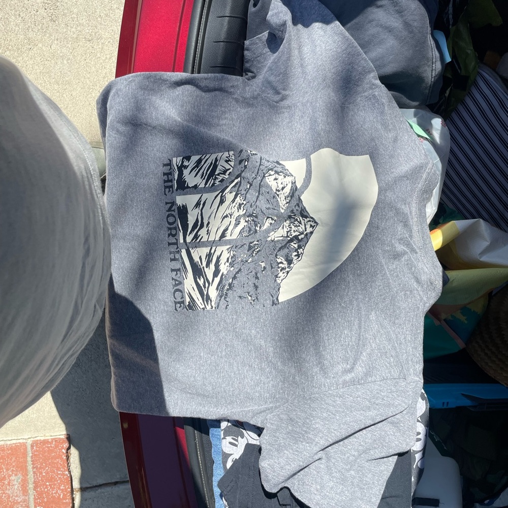 The North Face Charcoal Mountain Logo Tee